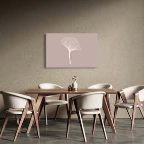 Obraz - Béžové listy N⁰5 (90x60 cm)