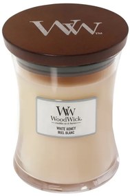 WoodWick vonná sviečka White Honey stredná váza