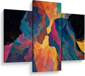 Obraz - Vesmírna láska (90x60 cm)