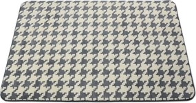 Plyšový koberec 3D Home - Clover - šedý