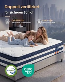 7-zónový taštičkový matrac s gélovou pamäťovou penou H3 RMZB35235Q101 výška 25 cm