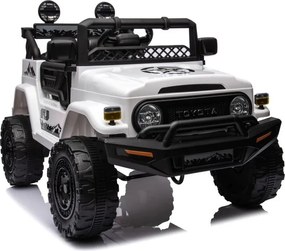 LEAN CARS Elektrické autíčko Toyota FJ 4x4 biele