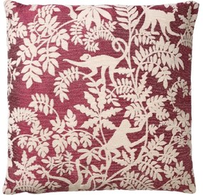 Dekoračný poťah na vankúš ABU MERLOT 45x45 cm, vínový