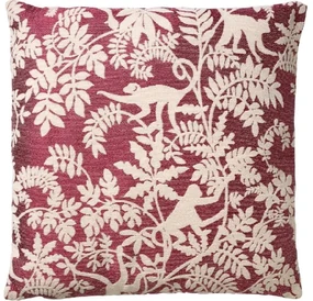 Dekoračný poťah na vankúš ABU MERLOT 45x45 cm, vínový