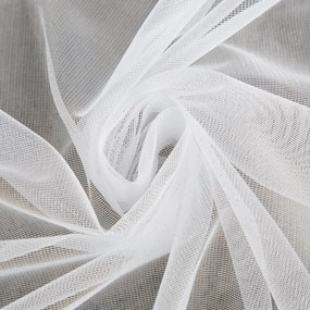 ZÁCLONA NA KRÚŽKOCH CASSIE 300X150 CM BIELA