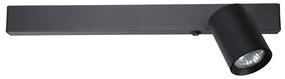 Nástenné svietidlo Magnet Right, 1x čierne kovové tienidlo + 1x LED 5W, b