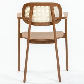 VANESA P WALNUT DREVENÁ STOLIČKA black