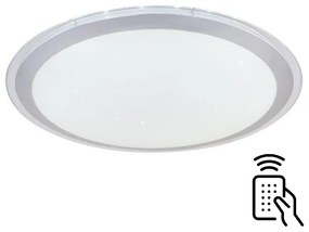 GLOBO SMART LIGHT 41354-30SH CARRY stmievateľné stropné LED svietidlo 530 mm 30W/1500lm 3000-6000K IP20 biela s diaľkovým ovládaním, starlight efekt
