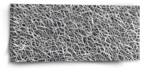 Sablio Obraz Biele vlákna - 110x50 cm