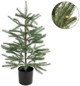 Umelý vianočný stromček NORDIC s LED osvetlením, 60 cm