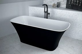 Besco Voľne stojaca vaňa z liateho mramoru Assos BW Matt 160x70 BESCO-Typ výpuste: Click-Clack štandard, chróm, BESCO-Rozmery: 160x70, BESCO-Farba: B…