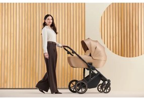 KINDERKRAFT SELECT - Kombinovaný kočík 3v1 PRIME 2 Premium Sandrose beige