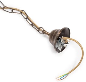 ONLI - Luster na reťazi TERESA 3xE14/6W/230V bronzová