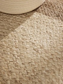 Koberec Hanse Home JUTTA naturálny / krémový / sivý kruh