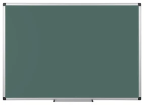 Zelená školská keramická popisovacia tabuľa na stenu, magnetická, 1200 x 900 mm