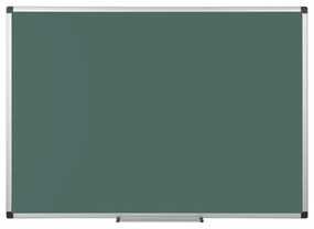 Zelená školská keramická popisovacia tabuľa na stenu, magnetická, 1200 x 900 mm