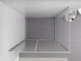 Mexen Exo, sprchovací kút s krídlovými dverami 115 x 95 cm, 6mm číre sklo, chrómový profil, 819-115-095-01-00