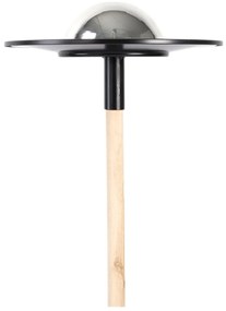 Zapichovacie napájadlo pre vtáky Globe, 116,5x26,5 cm, kov, čierna