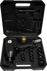 XTLINE Pneumatický utahovač | 310 Nm, 1/2", 17 dielov