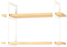 Polička Loft 07-01/B 59,5/43/24,3 cm biela