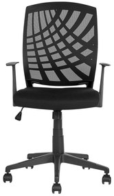 Otočná kancelárska stolička čierna BONNY II Beliani