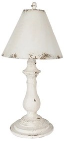 Biela patinová lampa na nočný stolík