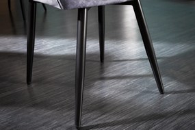 Stolička Milano grey velvet