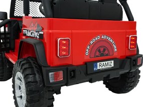 Elektrické autíčko Jeep BEAST 4x4 červené