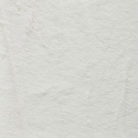 Biely koberec Think Rugs Teddy, ⌀ 120 cm