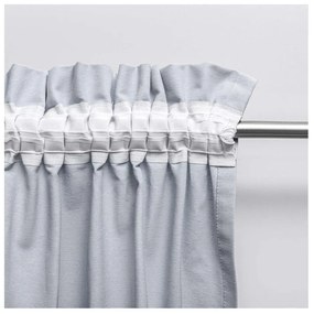 Sivý záves 260x130 cm Posh Velvet - Yellow Tipi