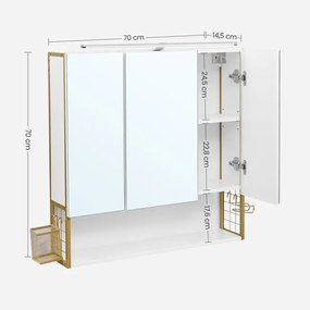 Zrkadlová skrinka BBK124A10