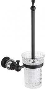 Mexen príslušenstvo, ESTELA držiak na wc kefu, čierna, 7011550-70