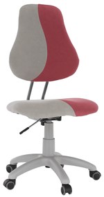 Kondela Rastúca otočná stolička, sivá/ružová, RAIDON 70391