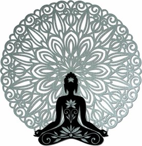 SENTOP | Sentop - 3D Obraz na stenu Buddha v mandale  50, 70, 90 cm I SENTOP PR0367
