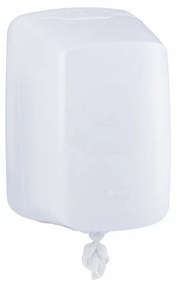 Zásobník na papierové utierky v rolkách Merida Hygiene Control FLEXI, biela