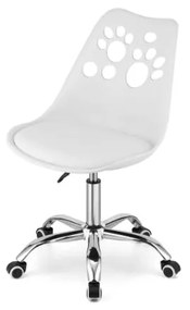 Bestent Kancelárska stolička biela PAW Basic