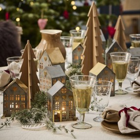 Ib Laursen Svietnik domček House Stillenat Mosadzné srdce