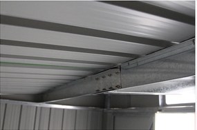 Záhradný domček plocha 261 x 181 cm (šedá)