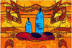 Obraz - Staroveká maľba (90x60 cm)
