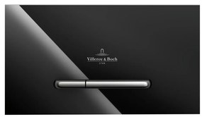 Villeroy & Boch ViConnect : M300 ovládacie tlačidlo k WC, Glass Glossy Black, 922160RB