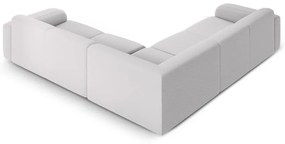 Svetlosivá rohová pohovka z textílie bouclé (variabilná/do L) Molino – Micadoni Home