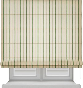 Rímska roleta Capri farba produktu zelená látka vzorované