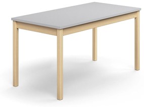 Stôl DECIBEL, 1400x700x720 mm, akustický HPL - šedá