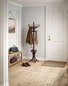 Drevený vešiak na oblečenie W30 – wenge