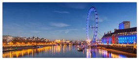 Obraz London Eye (120x50 cm)