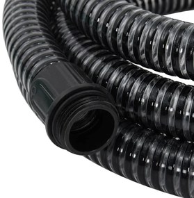 Odsávacia hadica s mosadznými spojkami, čierna 1,1" 5 m, PVC