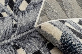Koberec HEOS 78540 krém / nebeský LÍSTIE DŽUNGĽA