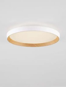 LED stmievateľné drevené dizajnové stropné svietidlo Vomos 40