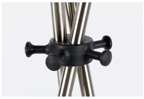 Oceľový vešiak v striebornej farbe Darwin – White Label