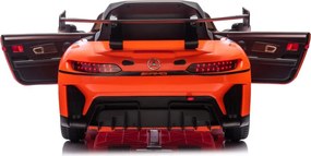 LEAN CARS Elektrické autíčko Mercedes AMG GT3, oranžové